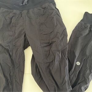 Lululemon Athletica Black Track Pants with Relaxed Fit